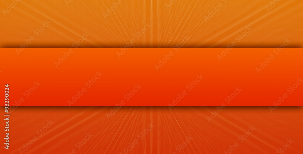 Bright orange background with blur