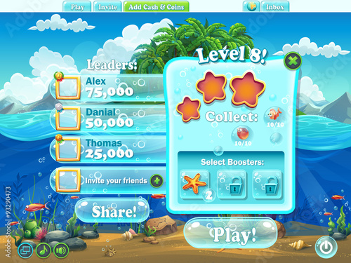 Fish world - window level complete for computer web game.jpg