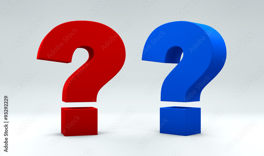 Question mark word on white isolated background Question mark word on white isolated background
