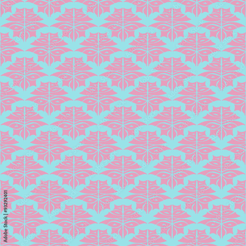 Seamless pattern in the form of Oriental ornament. Seamless pattern in the form of Oriental ornament.