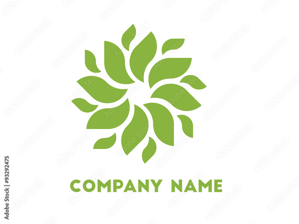 ecology, health, natural logo ecology, health, natural logo