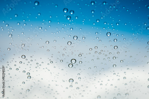 Water drops on glass  Movement of water drop on glass  Out of focus water drop movement background for presentation and business