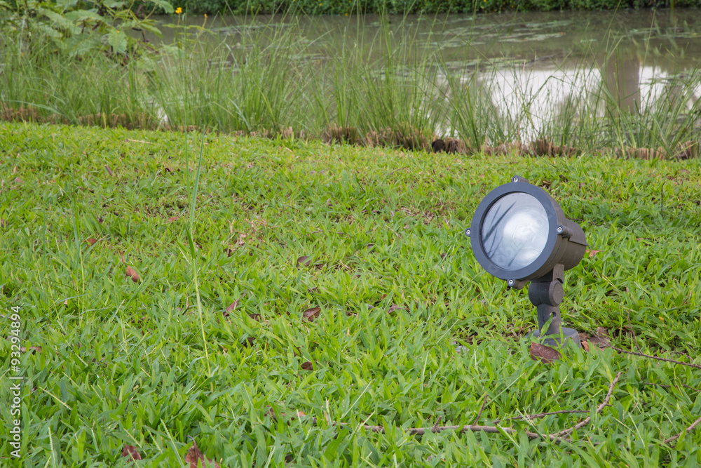 Lamp on the Grass