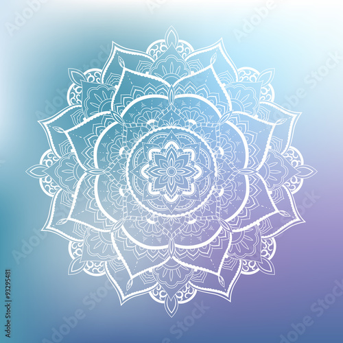 Samolepka Ornamental circle pattern. Mandala