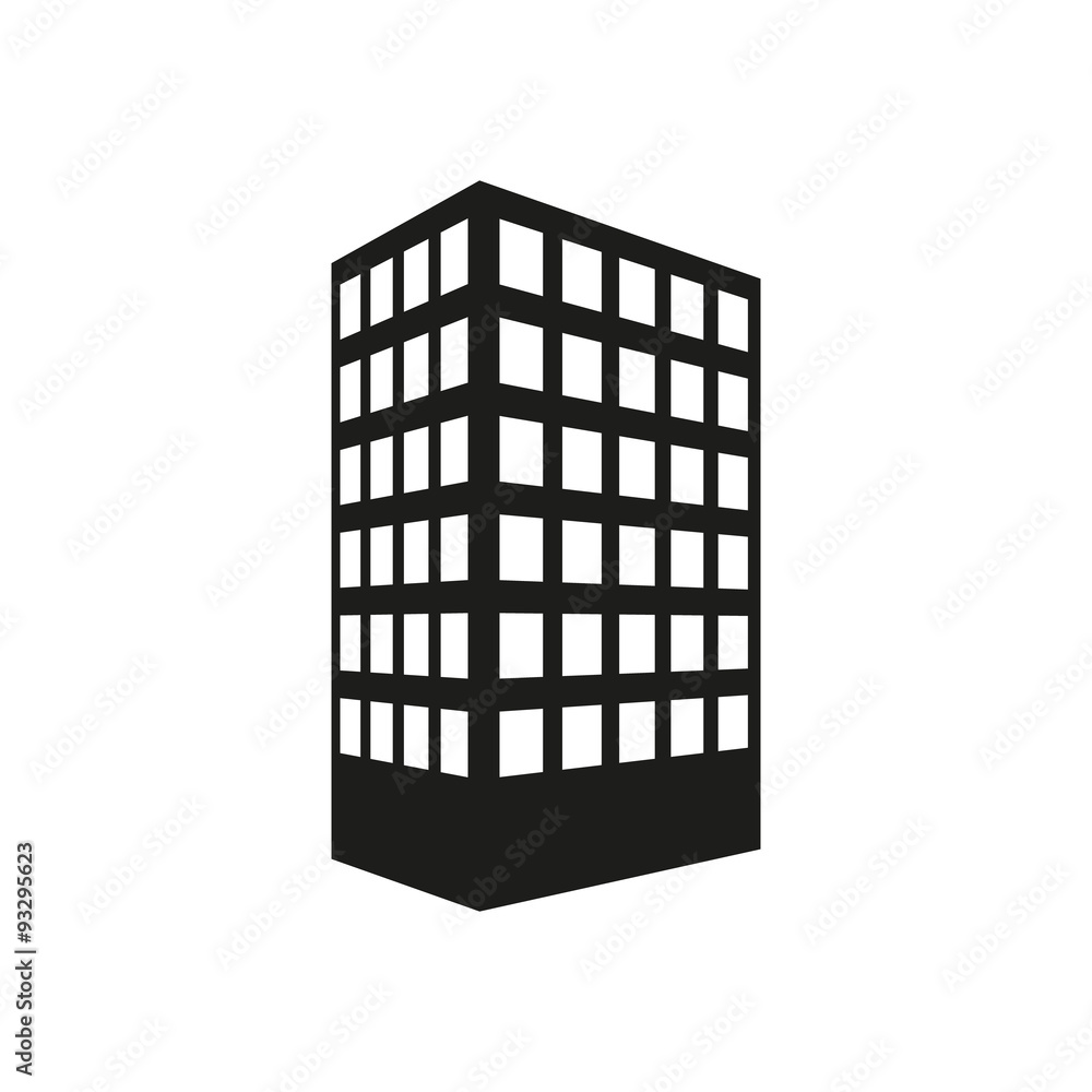 The building icon. Apartment and skyscraper, townhouse, house symbol. Flat The building icon. Apartment and skyscraper, townhouse, house symbol. Flat
