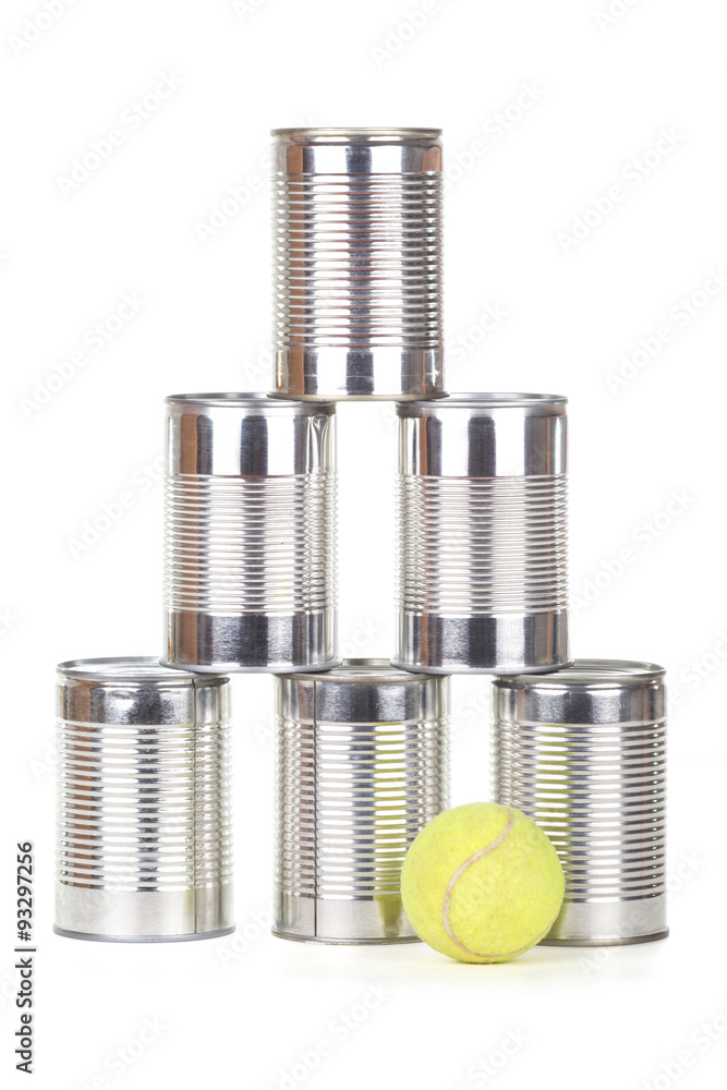 Blechdose Spiel Pyramid