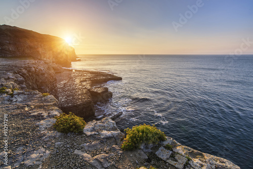 Stunning coastal landscape ...