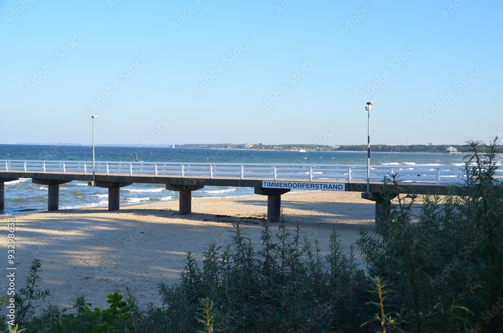 Fototapeta premium Seebrücke Timmendorfs Strand