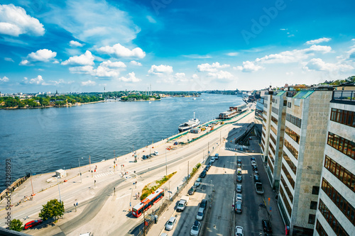 Embankment In Stockholm At Summer Day, Sweden © Grigory Bruev