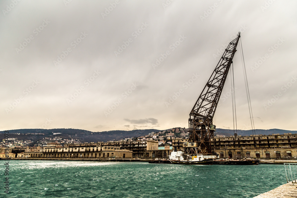 Big Crane in the port of Trieste