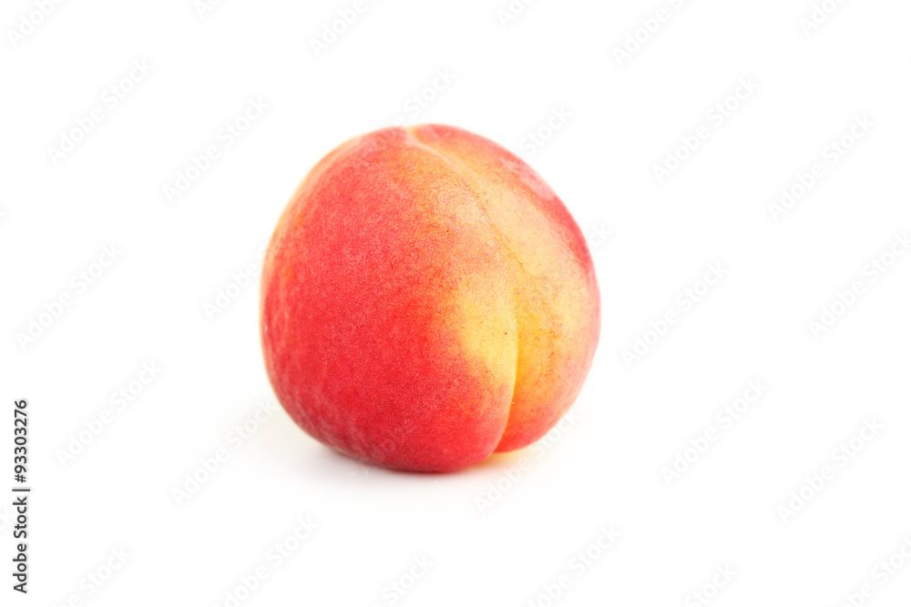Fresh apricot isolated on a white Fresh apricot isolated on a white