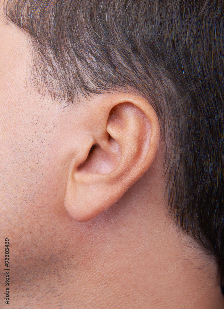 Closeup of a perfect human ear Closeup of a perfect human ear