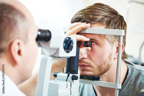 Fototapeta Naklejka Na Ścianę i Meble -  Ophthalmology eyesight examination 