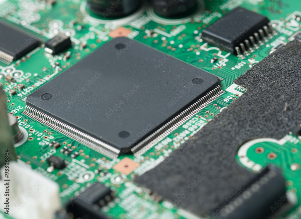 Electronic circuit for pattern and background. Electronic circuit for pattern and background.