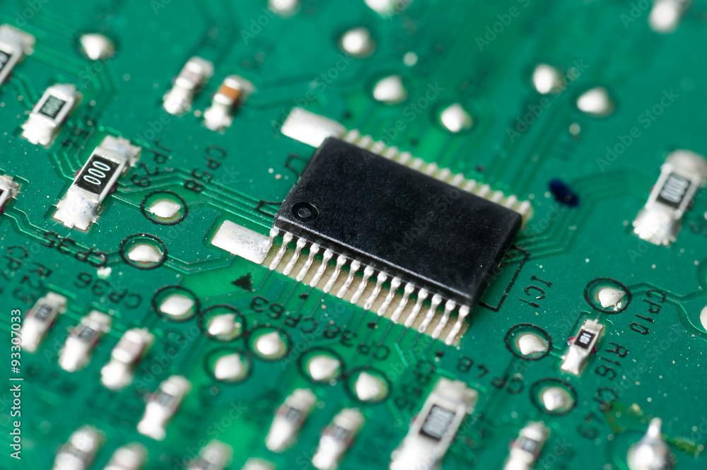 Electronic circuit for pattern and background. Electronic circuit for pattern and background.