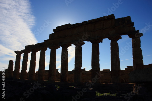 selinute trapani antica civiltà della grecia photo