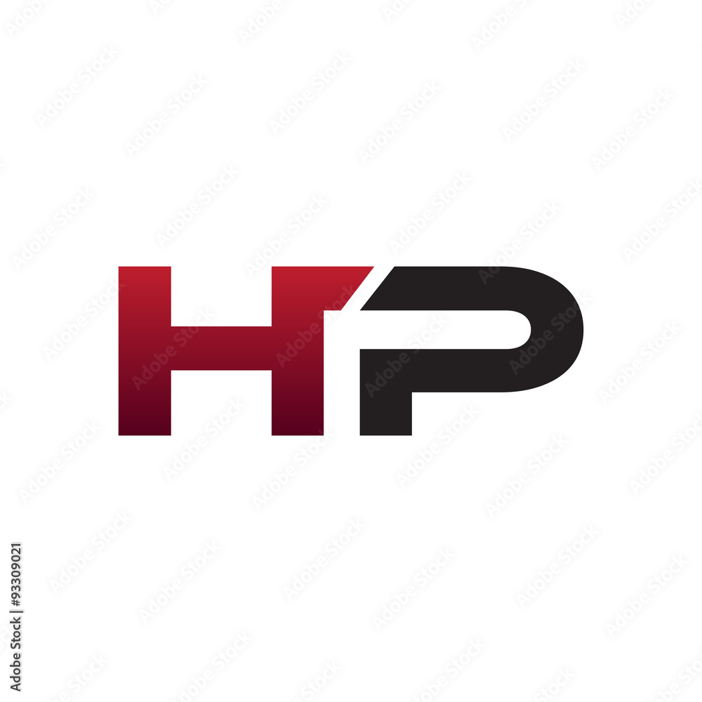 modern initial logo HP modern initial logo HP