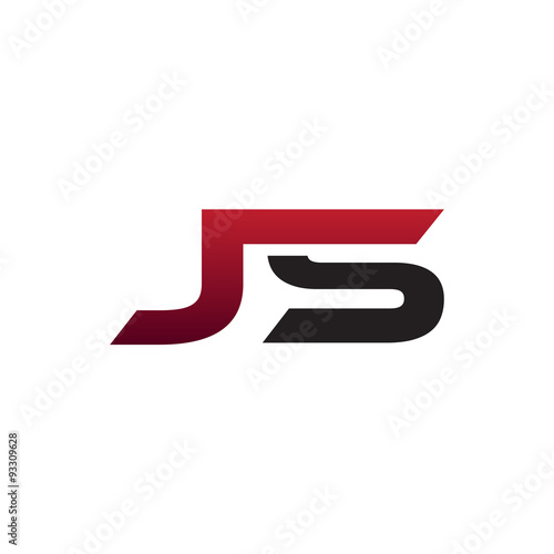 modern initial logo JS
