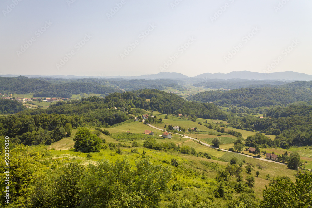 Fototapeta premium Landscape of Zagorje 