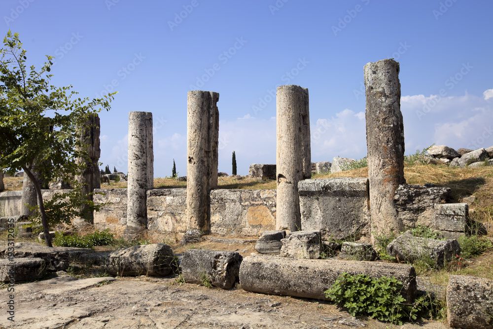 Hierapolis, Turkey. Ancient tombs in the necropolis II - XIX century