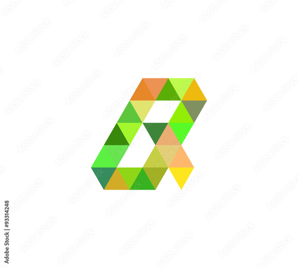 retro triangle letter logo Q retro triangle letter logo Q