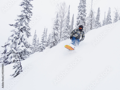 snowboarder freerider