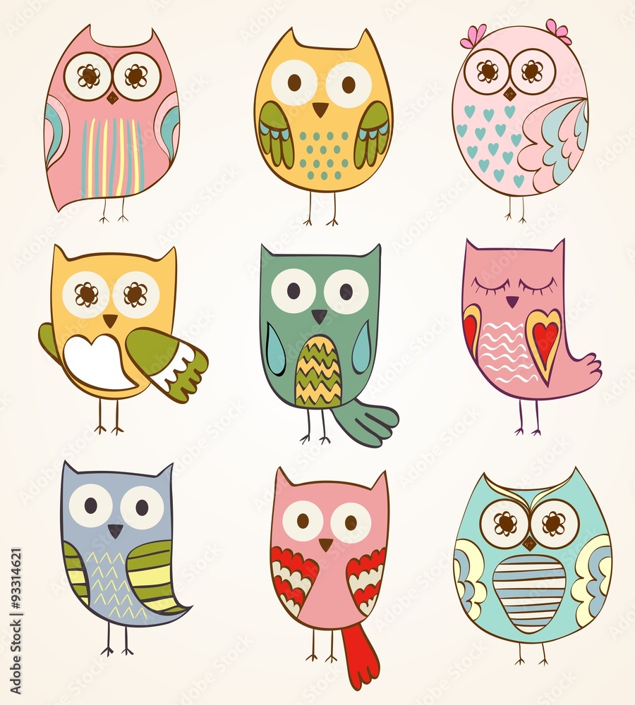 cartoon owls cartoon owls