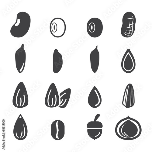  nut and seed icon