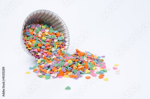 Konstfotografi sweet sugar spreading pastry decoration
