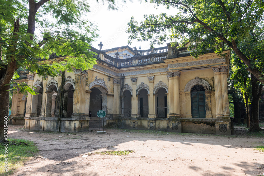 Natore, Bangladesh - September 29, 2015: Natore Rajbari (also known as Pagla Raja's Palace, Natore Palace) was a prominent royal palace in Natore, Bangladesh. 