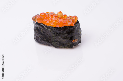 sushi isolated on a white background photo