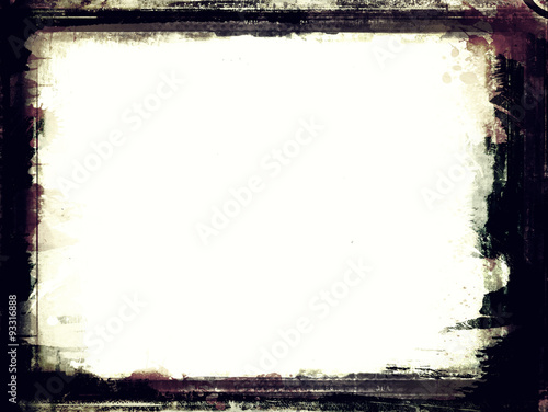 Grunge retro style frame design for your projects