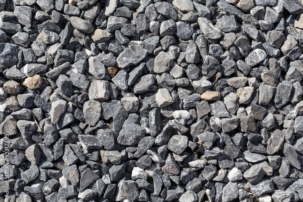Crushed grey stones Crushed grey stones