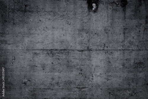 Grungy and smooth bare concrete wall for background photo