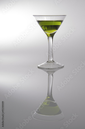 Stem cocktail glass