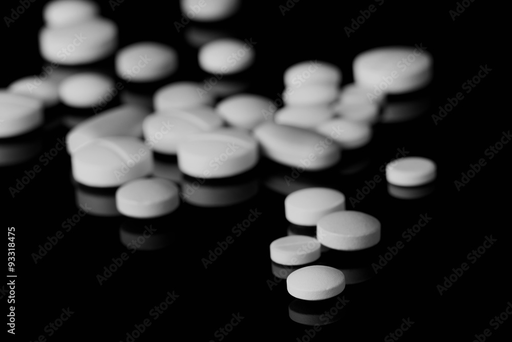 Pills on pile Pills on pile
