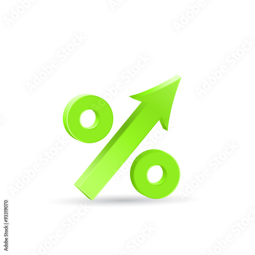 Percent up icon
