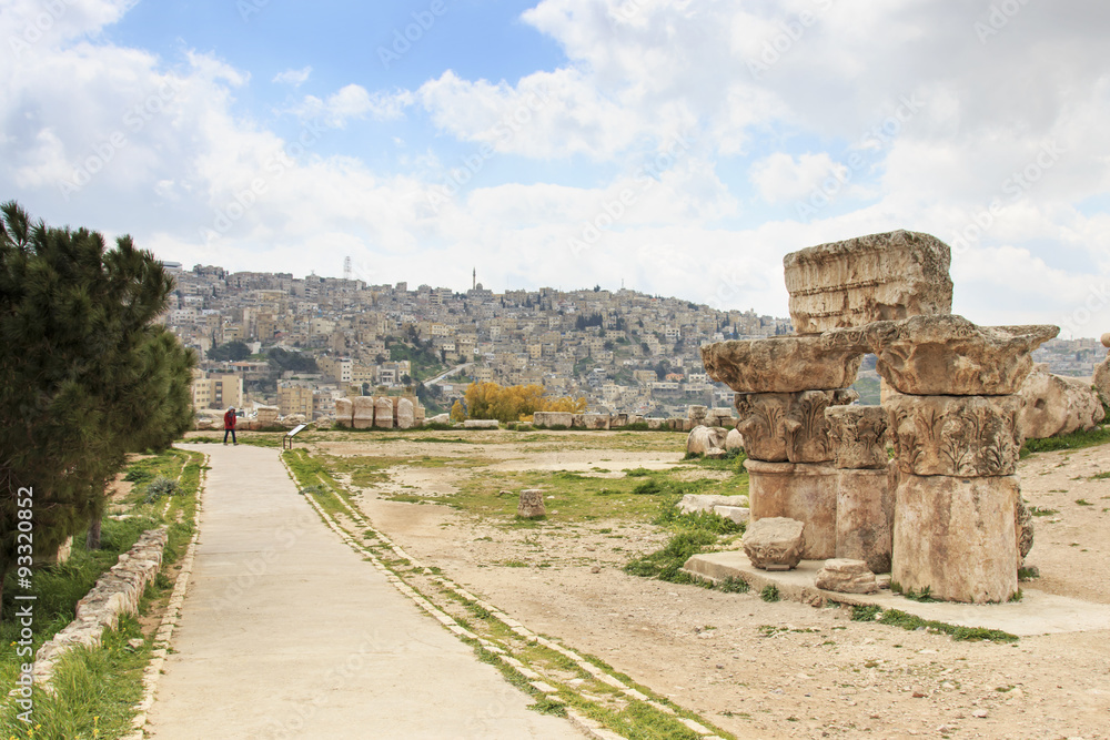Old Citadel in Amman, Jordan