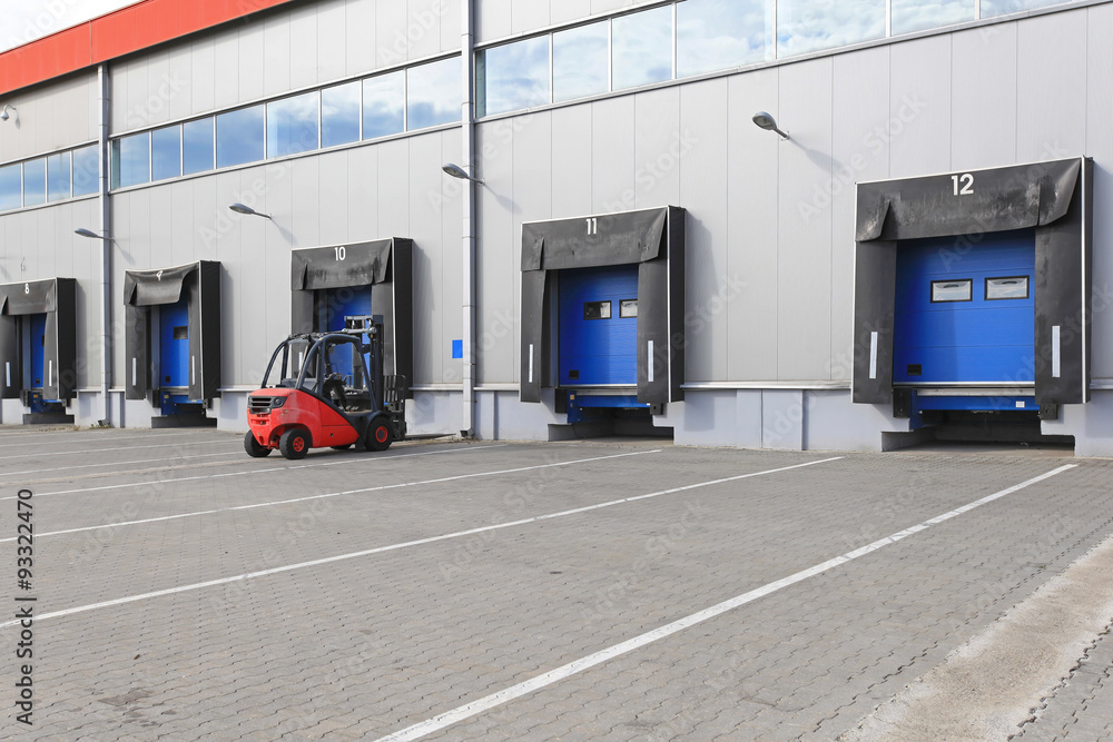 Naklejka premium Forklift