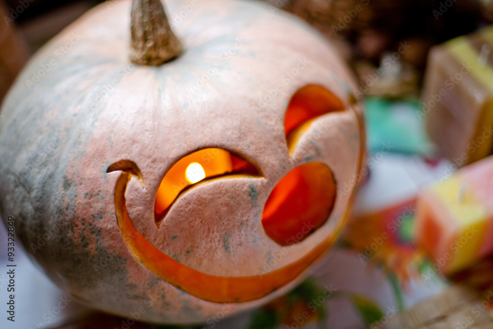 Fototapeta premium Pumpkin head