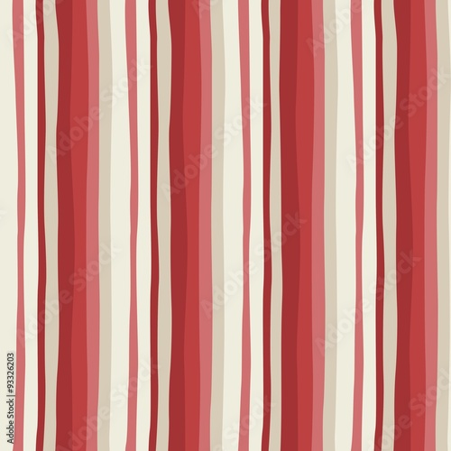 Red Stripes Seamless Pattern