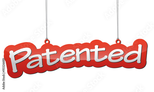 red background patented