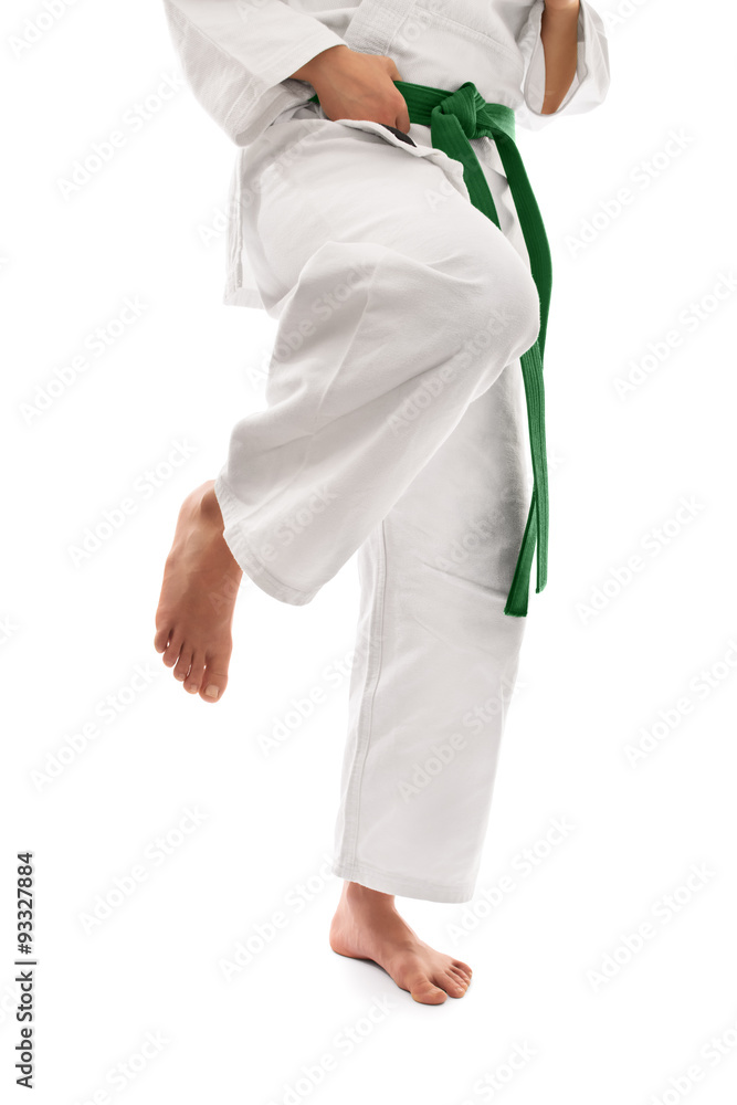 Girl in kimono with raised knee Girl in kimono with raised knee