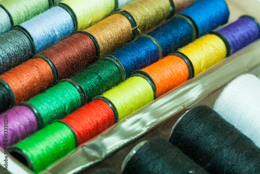 Colorful embroidery threads Colorful embroidery threads