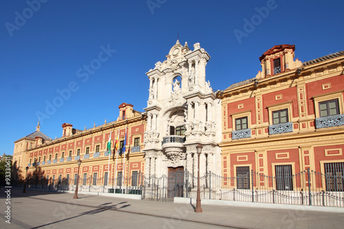 Fototapeta Naklejka Na Ścianę i Meble -  Séville (Espagne) - Palacio de San Telmo