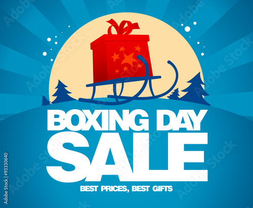 Boxing day design.