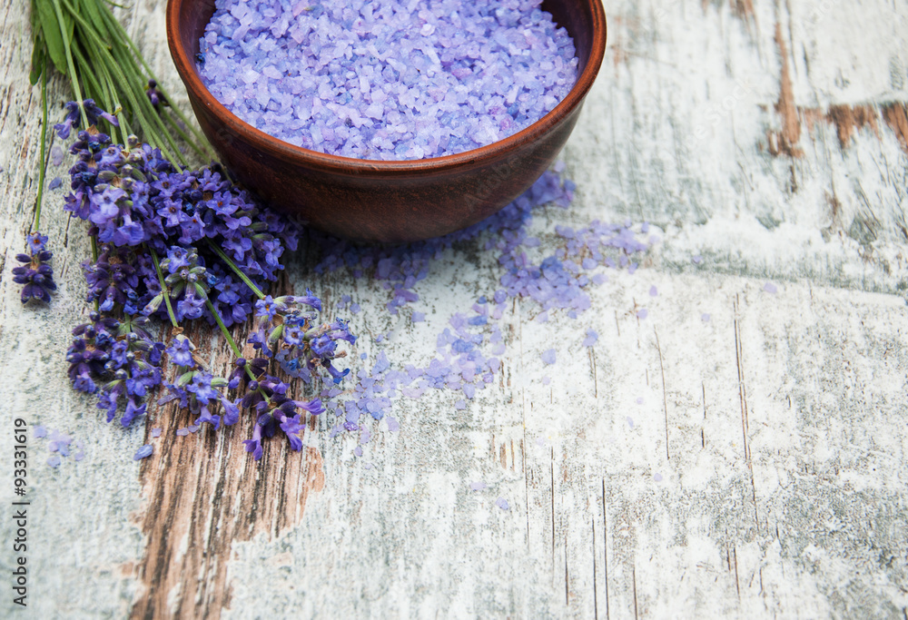 Lavender and salt