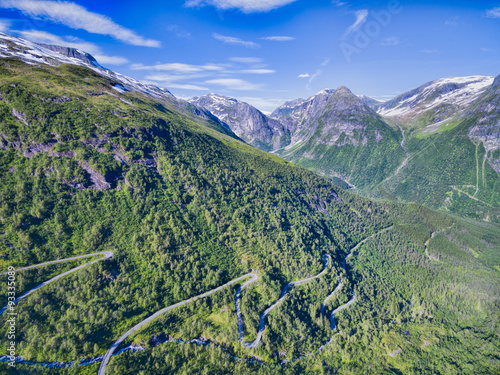 Gaularfjellet mountain pass