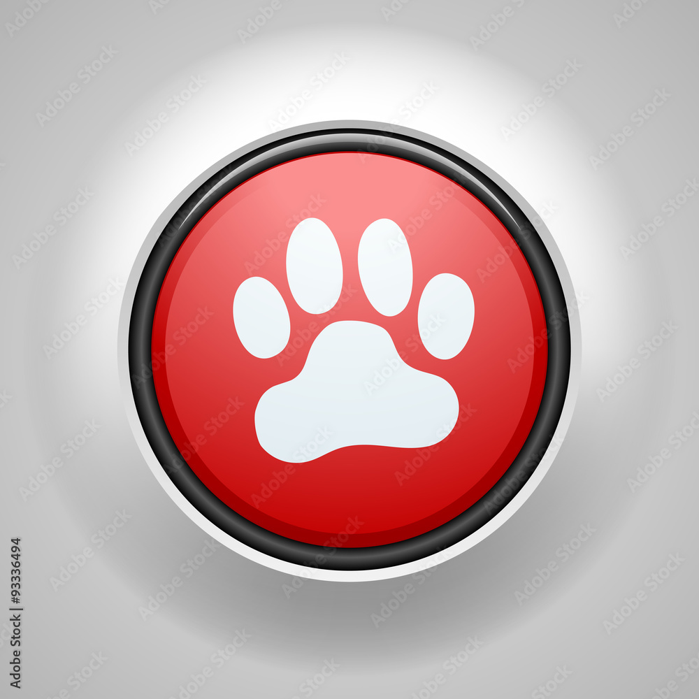 Paw Print button Paw Print button
