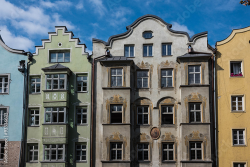 malerische historische Hausfassaden in Innsbruck